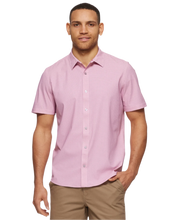 Pink Short Sleeve Dot Print Shirt