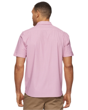 Pink Short Sleeve Dot Print Shirt