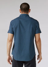 7 Diamonds Navy Montague Short Sleeve Shirt