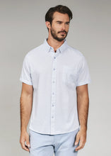 7 Diamonds Light Blue Radley Short Sleeve Shirt