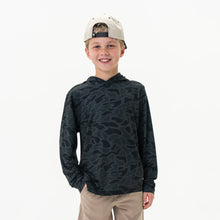 Youth Black Camo Performance Hoodie