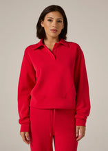 7 Diamonds Ruby Red Rev Polo Pullover