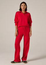 7 Diamonds Ruby Red Rev Polo Pullover