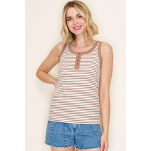 Taupe Henley Tank