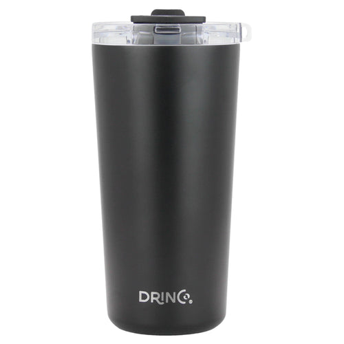 BRB Insulated Tumbler w/Spill Proof Lid: Black