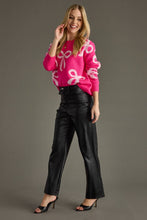 Pink & Light Pink Bow Sweater