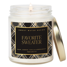 Favorite Sweater 9 oz Soy Candle - Fall Decor