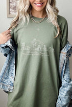A Thrill of Hope Nativity Graphic Heavy Cotton Tee: NAVY / S