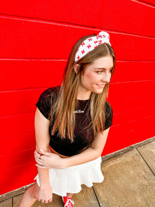 "N" Printed Structured Headband