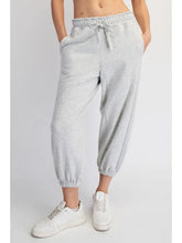 Heather Grey Cropped Joggers