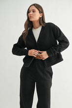 Black Brushed Interior Cardigan