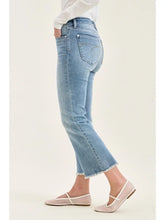 Mr Kick Flare Jeans with Frayed Hem