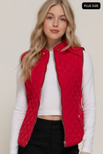 Red Quilted Vest