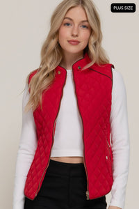 Red Quilted Vest
