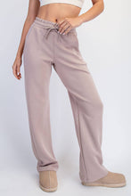 MODAL SCUBA STRAIGHT PANT: Espresso / S-M-L(2-2-2)