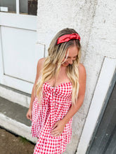 Metallic Red Structured Headband