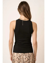 Rib Knit Round Neck Tank (Multiple Colors)