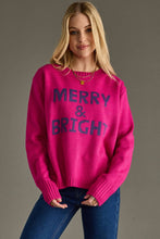 Magenta Merry & Bright Sweater