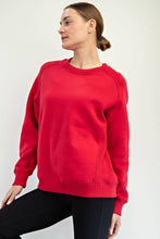 Red French Terry Sweatshirt