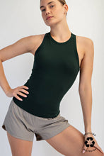 BUTTER SLEEVELESS RACER BACK TANK TOP: Lemonilla / S-M-L(2-2-2)