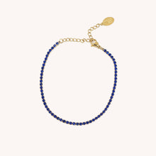 Birthstone Micro Tennis Bracelets: January- Garnet