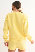 Yellow Glow Classic Fit Fleece Sweatshirt