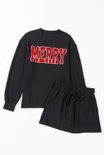 MERRY Long Sleeve Top & Shorts Set