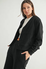 Black Brushed Interior Cardigan