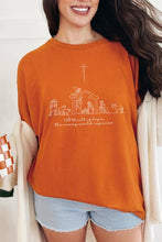 A Thrill of Hope Nativity Graphic Heavy Cotton Tee: NAVY / M