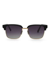 Austin - Unisex Polarized Square Sunglasses: Black