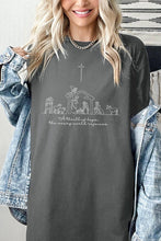 A Thrill of Hope Nativity Graphic Heavy Cotton Tee: NAVY / XL