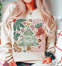 Tan Merry Christmas Sweatshirt
