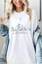 A Thrill of Hope Nativity Graphic Heavy Cotton Tee: NAVY / S