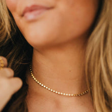 Dakota Disc Chain Necklace - WATERPROOF: Gold
