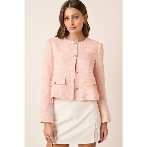 Pink Tweed Jacket