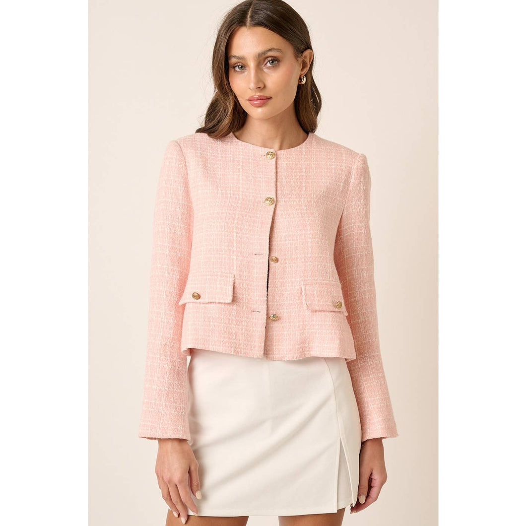 Pink Tweed Jacket