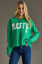 Kelly Green Merry Sweater