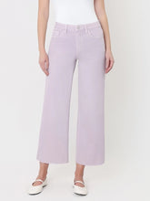 Lavender Crop Wide Leg Jeans