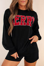 MERRY Long Sleeve Top & Shorts Set