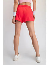 Candy Red French Terry Shorts