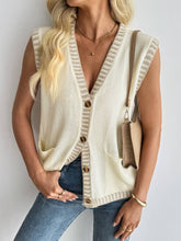 Button Down Sweater Vest