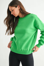 Green Pop Classic Fit Fleece Sweatshirt