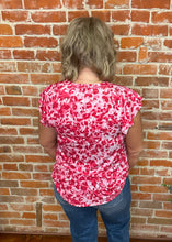 Hot Pink Animal Print Top