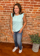 Heathered Ruffle Sleeve Top