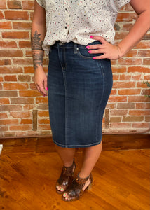 Liverpool Denim Skirt