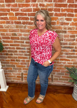 Hot Pink Animal Print Top