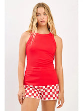 Rib Knit Round Neck Tank (Multiple Colors)
