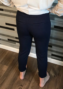 Liverpool Navy Drawstring Pant