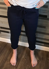 Liverpool Navy Drawstring Pant