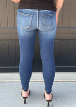 KanCan High Rise Frayed Hem Ankle Skinny